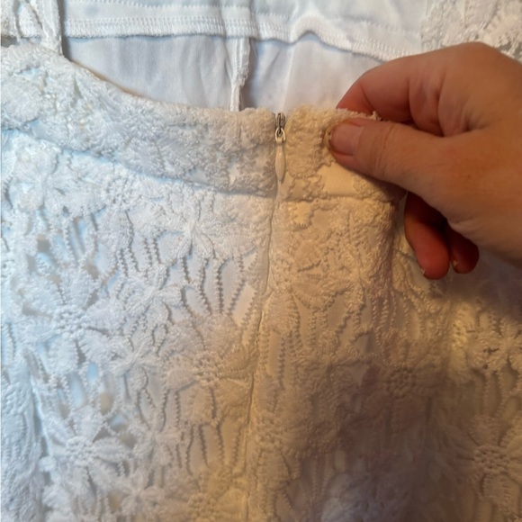 Southern Fried Chics White Lace Jumpsuit xxxl NWT - Picture 9 of 10